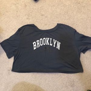 Sz large SHEIN crop top “Brooklyn”